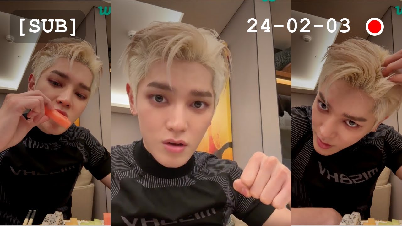 [ENG SUB] NCT TAEYONG Weverse Live 240203 (Typng)