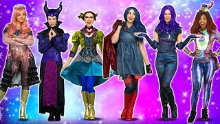 New mal and evie, celia, audrey, dizzy, uma costumes more. can you
guess all the descendants 3? subs: http://goo.gl/f6bqkq way from isle
of l...