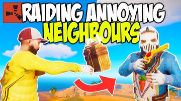 The Quest to Raid my ANNOYING NEIGHBOURS! - Rust Solo Survival (pt.1)