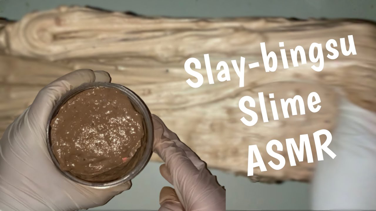 Slime asmr: inflatable Slay-bingsu slime (no talking) - YouTube