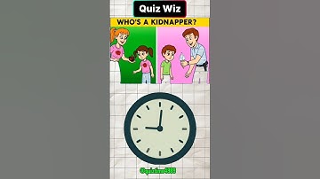 Who is the Kidnapper ? Are you able to answer all of them?🤔 #quiz #quiztime #foryou #trivia #riddle