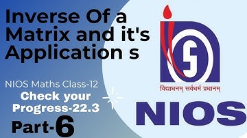 Inverse of a matrix and it