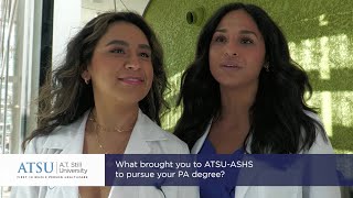 ATSU-ASHS Physician Assistant Studies White Coat Ceremony | Maria Mosquera and Ema Gomaa