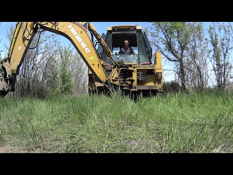 Как передвигать каретку правильно. Экскаватор-погрузчик.