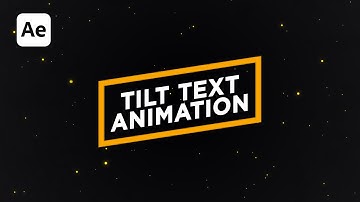 Skew Text Animation in After Effects | Quick Tutorial // Text Animation - Typography | Logo Intro