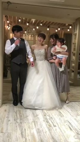 万歳三唱 10ヶ月 結婚式 Youtube
