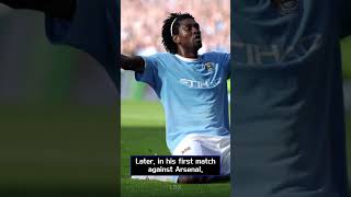 Adebayor Legendary Celebration Against Arsenal : Manchester City vs Arsenal