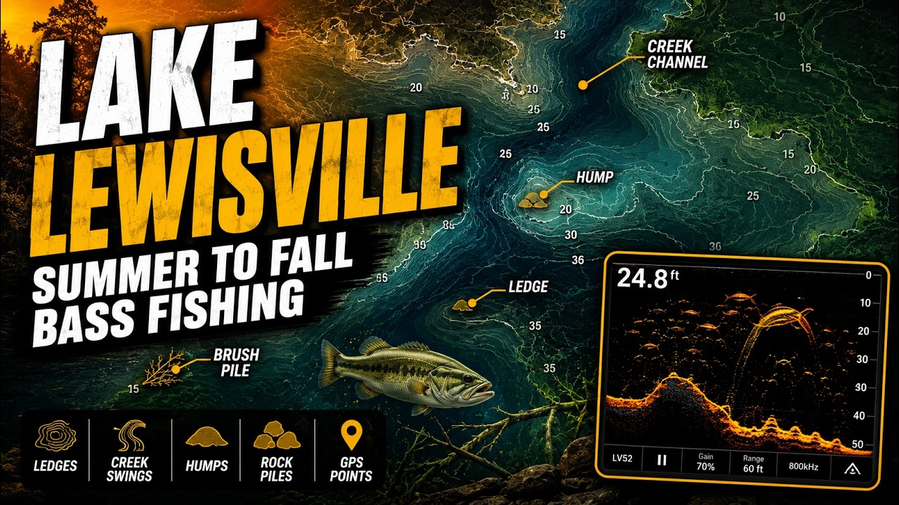 Lake Lewisville Breakdown (Texas) | Summer to Fall Bass Fishing
