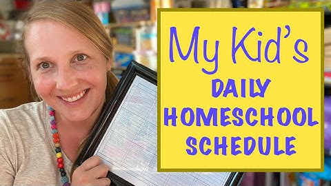 My Kid’s Daily Homeschool Schedule | Routine | Flow | Rhythm