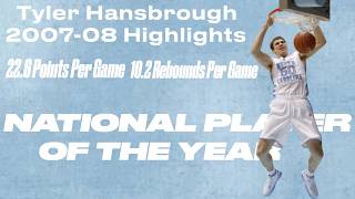Tyler Hansbrough 2007-08 - 22.6 PPG - National Player of the Year Highlights