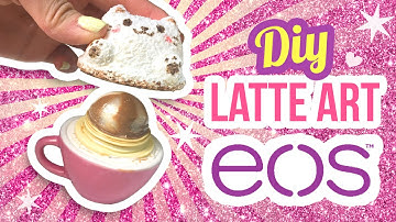 DIY EOS Super Realistic 3D Latte Art Cat!! Watch this to see how to craft using MAKEUP!