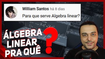 COMPUTAÇÃO PRECISA DE ÁLGEBRA LINEAR? PROFESSOR EXPLICA