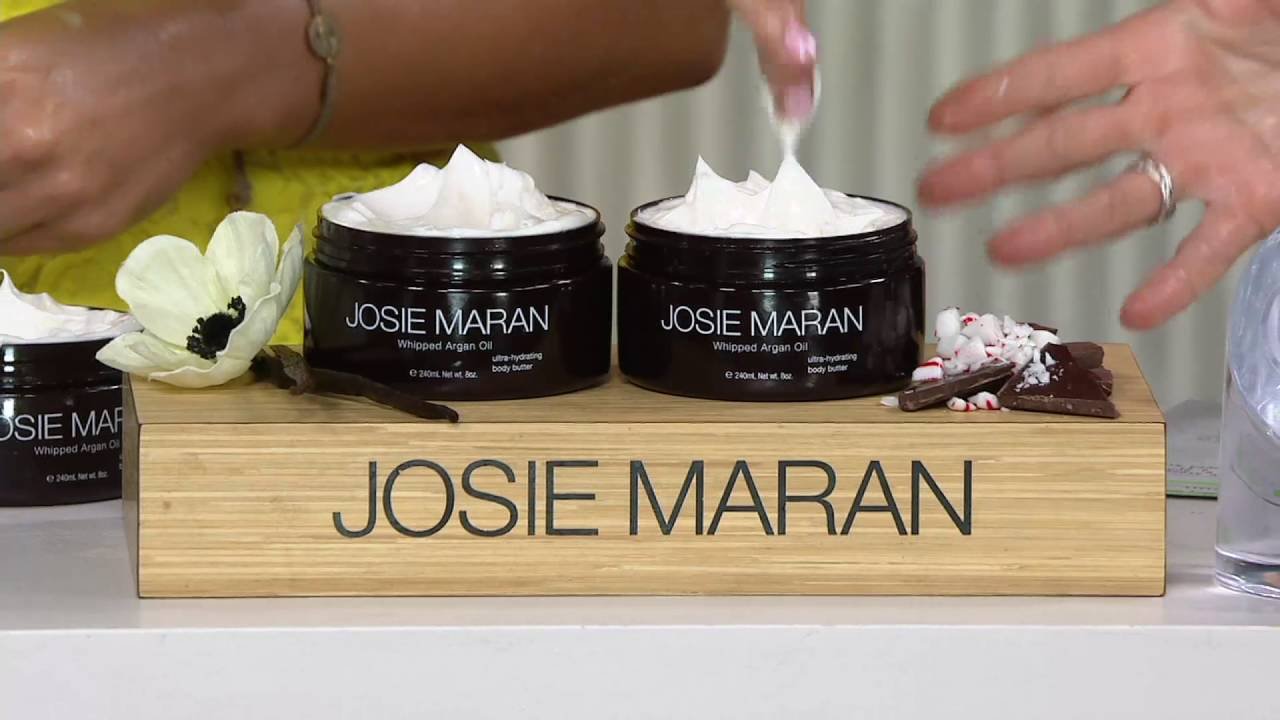 Josie Maran Dreaming of an Argan Christmas Whipped Body Butter Duo on