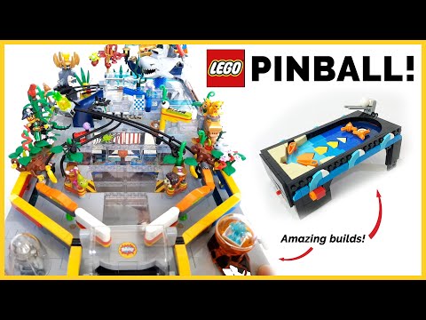 Amazing LEGO Pinball Machines! Unbelievable Builds