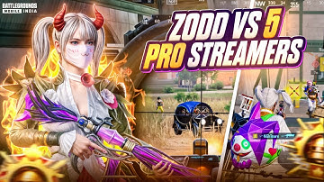 😱{5+ Streamers Found me SUS‼️} Zodd vs STREAMER’s in CONQUEROR LOBBY - Fastest 1vs4 Clutches🔥