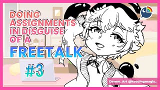 【Freetalk】Do Assingments with me? Let's talk while doing responsibility【 NIJISANJI | Derem Kado 】