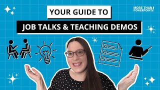 How to Give an Amazing Academic Job Talk or Teaching Demo | Dr Echo Rivera screenshot 5