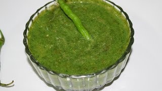 Hari Mirch or Podine ki Chatni | How to make green chilli and mint Chatni