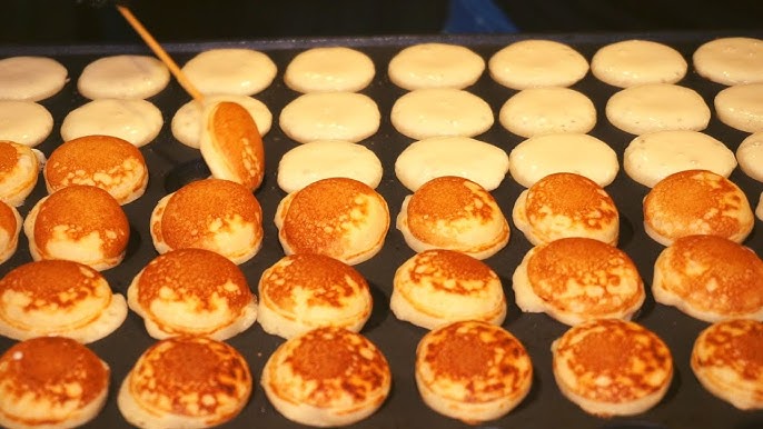 Plancha Poffertjes - Mini Pancakes WECIAL, Máquina mini-Pancakes