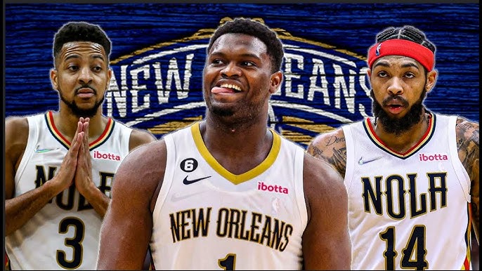 Photos: New Orleans Pelicans unveil new court design for 2023-24 NBA season  Photo Gallery