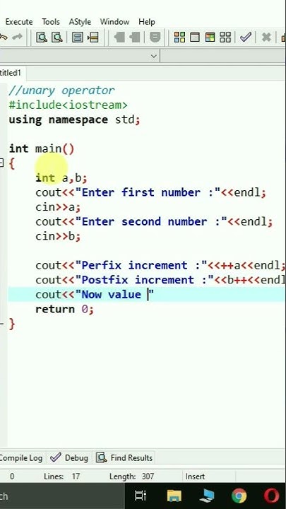 Pre Increment and Post Increment Operators Program In C++ | C++ ...