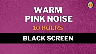 Warm Pink Noise with 432hz Boost • 10 hours • Black Screen screenshot 3