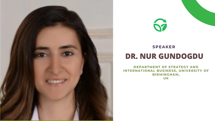 Dr. Nur Gundogdu: Digital Transformation for Sustainability.