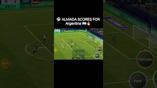🇦🇷 Thiago Almada with a brilliant goal! ⚽🔥...#viral #shorts #short #thiagoalmada #argentina #fifa
