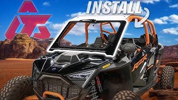 How To Install a Tusk Full Glass Windshield on a Polaris RZR Pro R