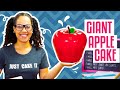 How To Make A GIANT APPLE Out Of CAKE For Back-To-School Season | Yolanda Gampp | How To Cake It