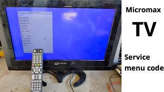 Micromax LED TV Service Mode || Factory Reset || Engineer Mode screenshot 5