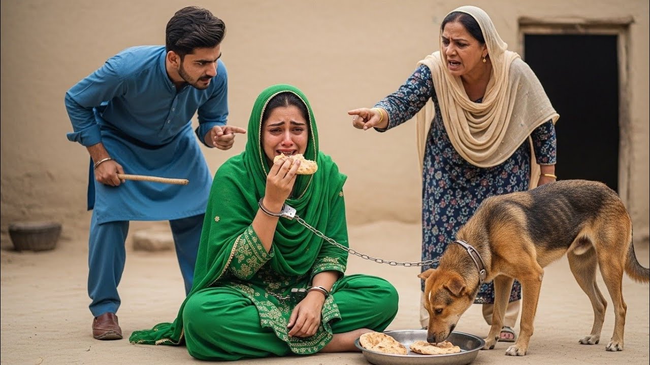 Banjh Biwi ne talaq ke dhar se kuto ke sath khana khaya || Zalim shohar |  gardish Media