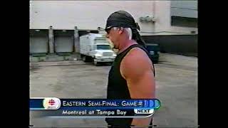 Hulk Hogan at a Tampa Bay Lightning Game