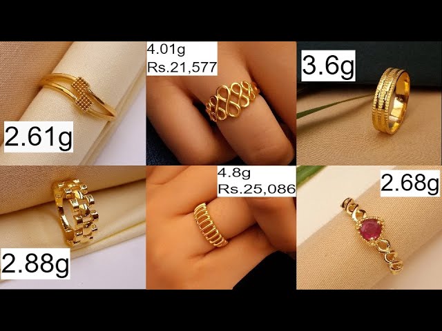 Buy Gold Casual Ring Online | Casual Rings Latest Design Online @ Rs 5566 |  49jewels.com