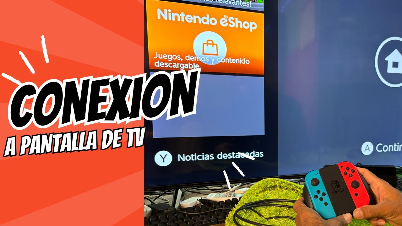 Cómo conectar un Nintendo Switch a una pantalla de televisión? - YouTube