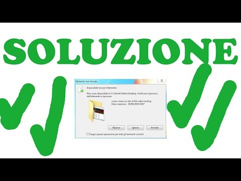 Soluzione: Impossibile trovare l’elemento in Windows 7, 8 e 10