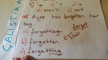 Auzef ingilizce 2 vize hazırlık soru çözümü