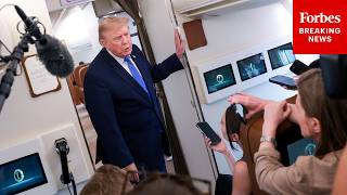 FULL VIDEO: Trump Announces Negotiations With Iran To Begin Tomorrow Afternoon | AF1 Gaggle