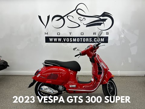 2023 VESPA GTS 300 SUPER Walkaround Video V5628 - YouTube