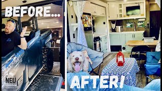 FULL TOUR | Wolf Pack Toy Hauler Camper Remodel | Farm Style