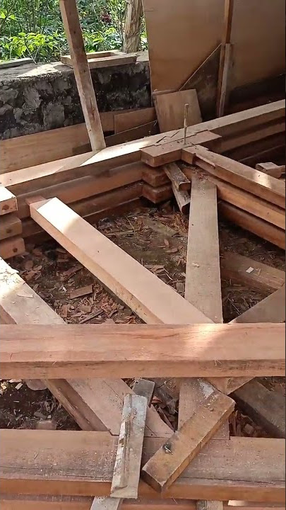 Kuda Kuda Kayu bentang 6 meter di proyek Rama