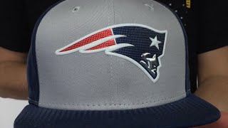 Patriots '2015 NFL DRAFT SNAPBACK' Grey-Navy Hat by New Era