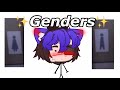 Ah yes the genders  inspired by blushyxmar  