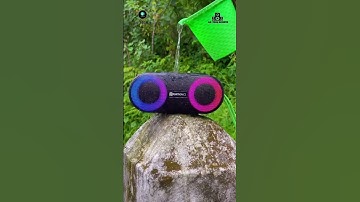 Portronics Pixel 3 Bluetooth Speaker | Quick water test #portronics