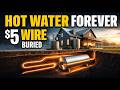 This $5 Amish Wire Heats Water for 50 Years. BIG PLUMBING Buried This.