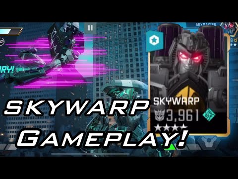 Skywarp Gameplay! New Animations and Teleport Ability - Transformers: Forged to Fight