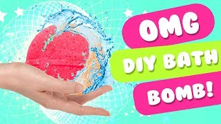 OMG DIY Bath Bomb Easy with Vanilla Essential Oil! | Como Hacer Bomba de Baño Casera