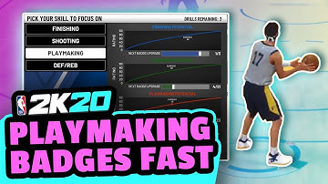 HOW TO GET PLAYMAKING BADGES FAST in 2K20 TEAM PRACTICE