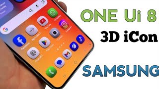 Samsung install New ONE UI 8 3D icon pack on any galaxy phones😍😱 #oneui8​