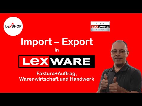 Wie bereite ich Daten für den Import in Lexware faktura+auftrag, warenwirtschaft und Handwerk auf?